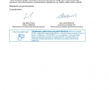 Prerušenie distribúcie elektriny