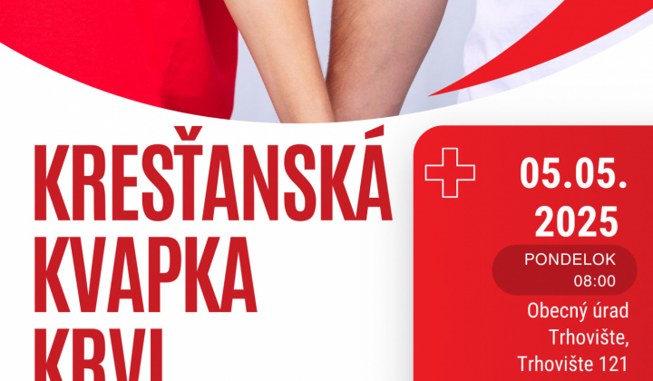 Kresťanská kvapka krvi 2025
