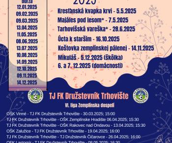 Aktuality / Plánované obecné akcie 2025 - foto