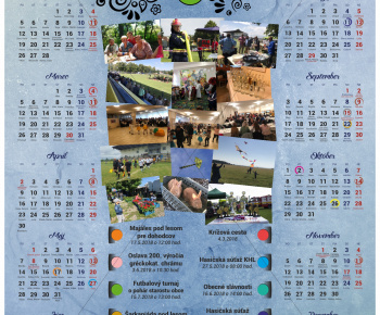 Kalendár obecných udalostí 2018