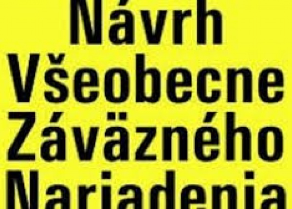 Návrh VZN č. 2/2022 o poskytnutí dotácie na podporu výchovy k stravovacím návykom dieťaťa v školských jedálňach pri materských a základných školách v zriaďovateľskej pôsobnosti obce Trhovište a o určení výšky príspevkov od zákonných zástupcov detí/žiakov a