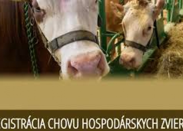 Výzva na registráciu chovu v Centrálnom registri hospodárskych zvierat